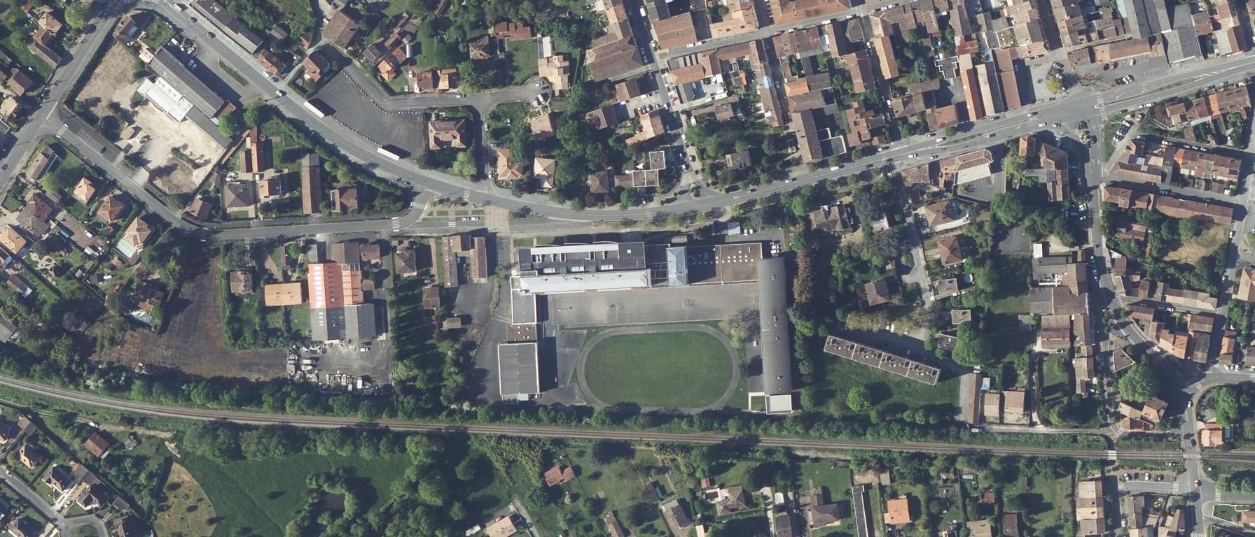 Vue aérienne de Lycée professionnel Paul Broca
