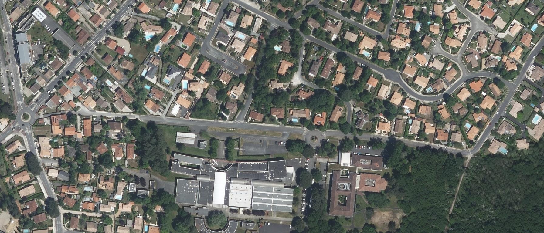 Vue aérienne de Lycée Professionnel Jehan Duperier