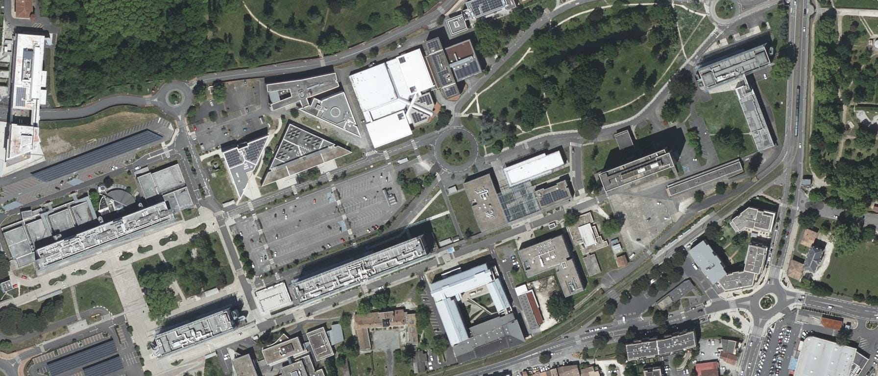 Vue aérienne de CPBx (Bordeaux Sciences Agro.) (Talence - 33)