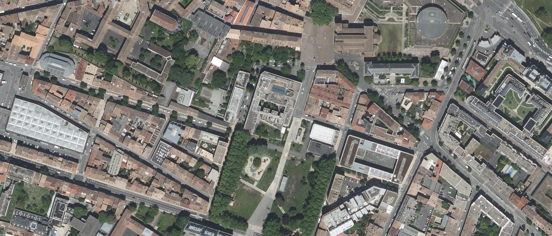Vue aérienne de IUT Bordeaux Montaigne