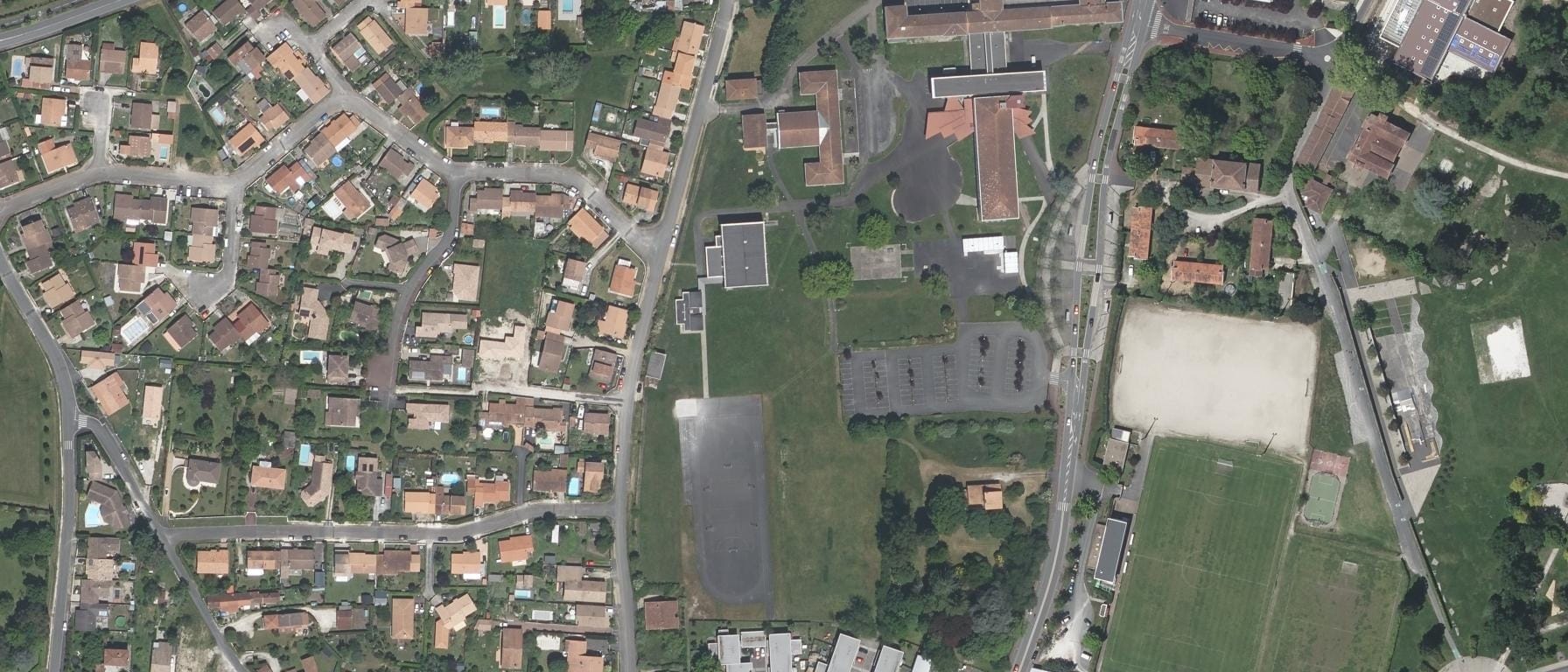 Vue aérienne de Lycée agricole de Bordeaux Blanquefort