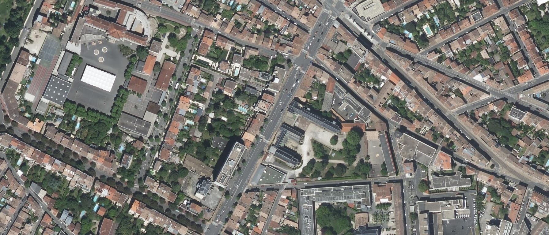 Vue aérienne de Lycée Assomption Sainte Clotilde