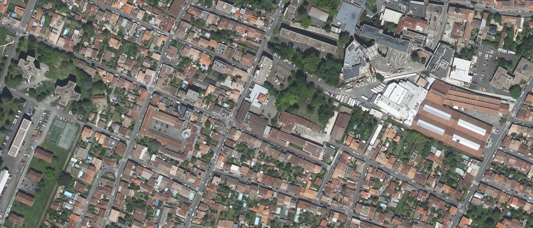 Vue aérienne de Lycée professionnel St Augustin