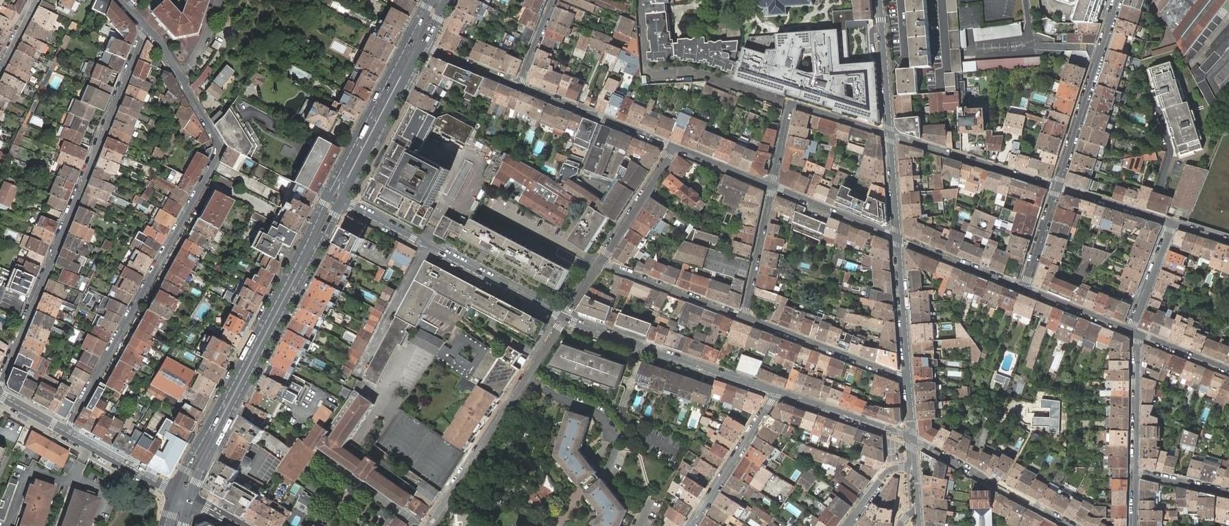 Vue aérienne de Lycée Bel Orme