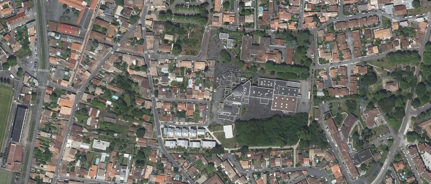 Vue aérienne de Lycée professionnel Emile Combes