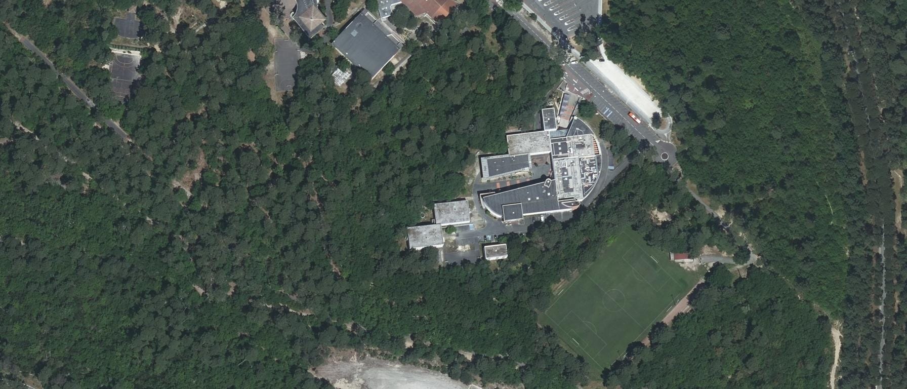 Vue aérienne de Lycée des métiers Condorcet Arcachon