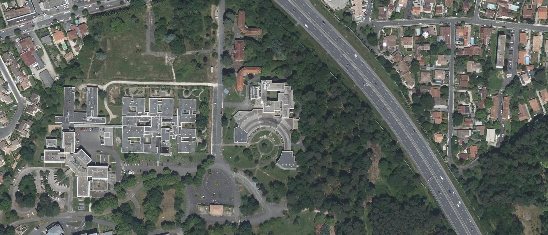 Vue aérienne de IFSI CHU Bordeaux