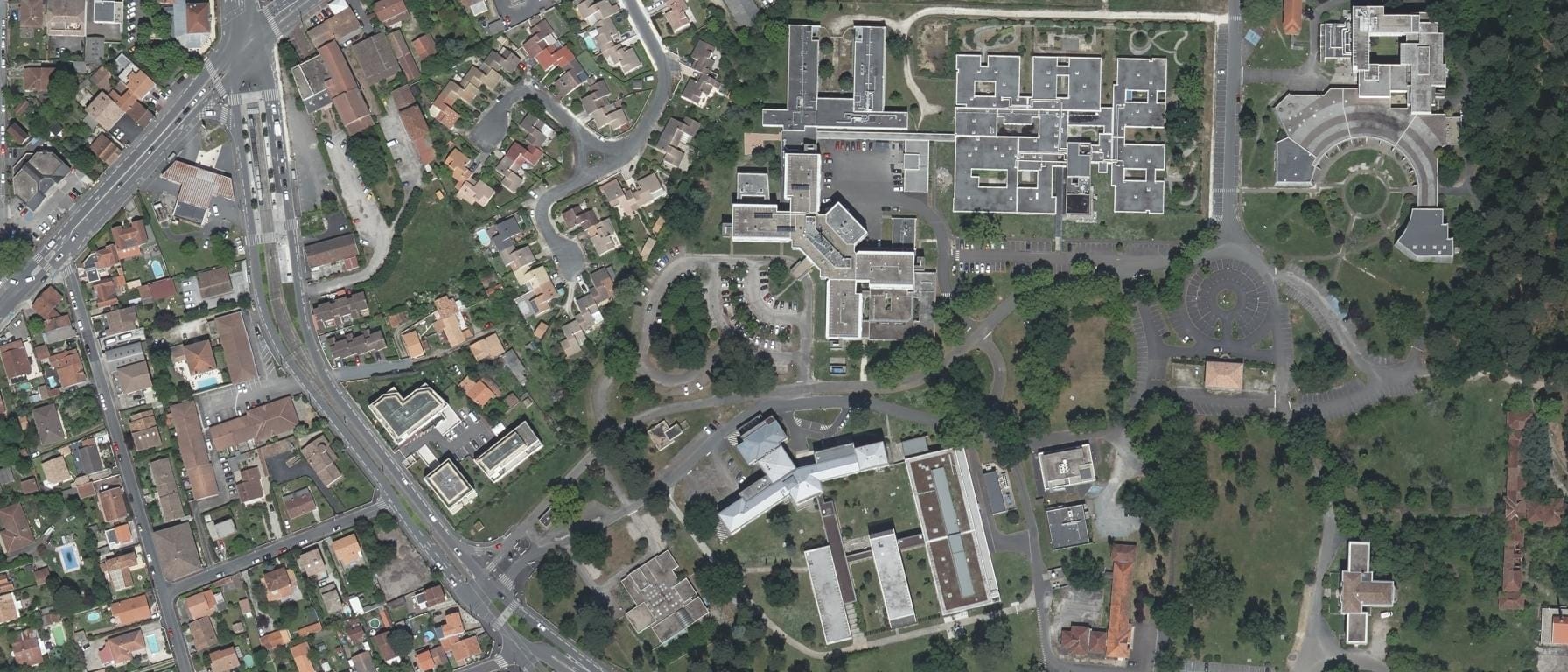 Vue aérienne de IFMEM CHU BORDEAUX - Site de Pessac