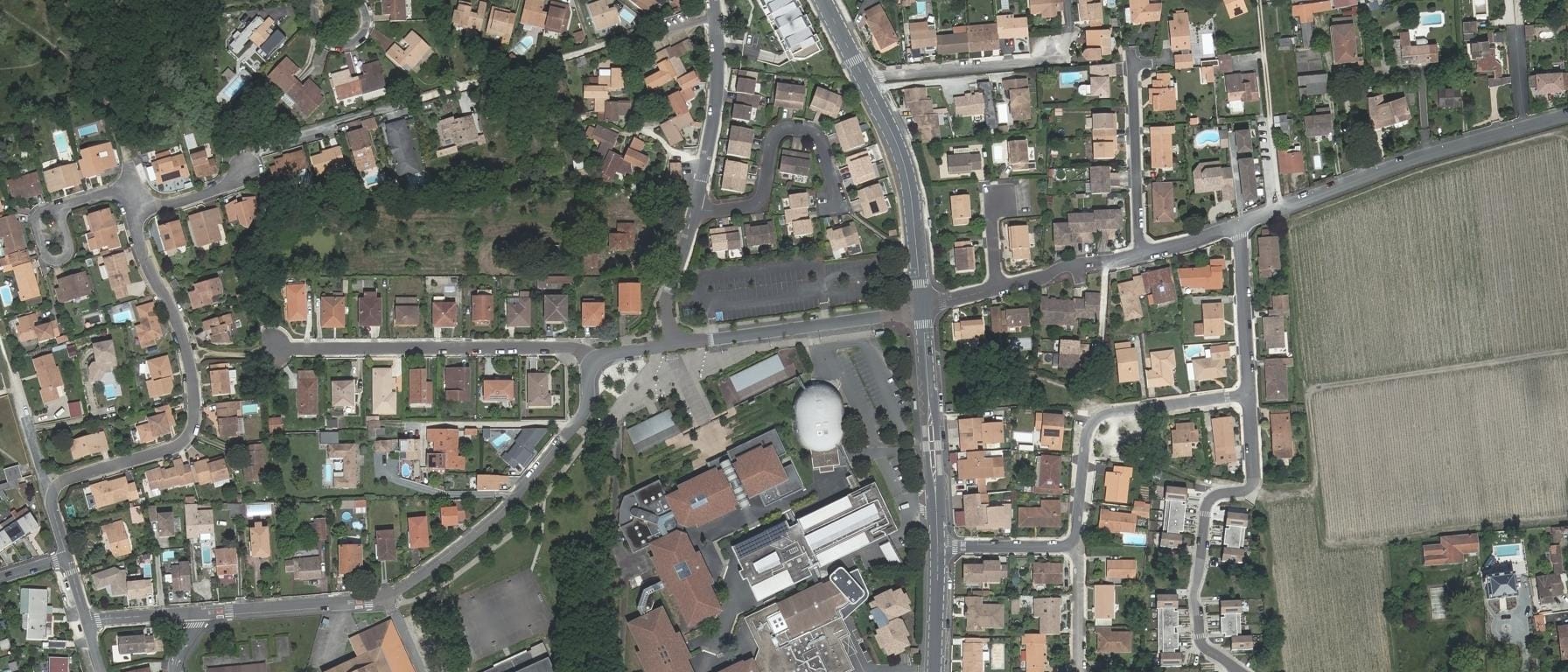 Vue aérienne de Lycée Pape Clement