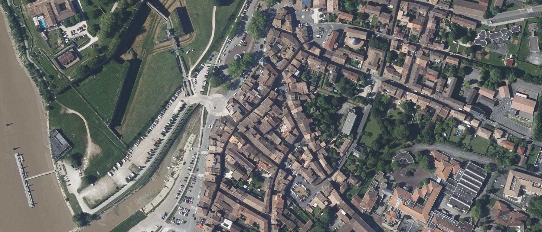 Vue aérienne de Lycée professionnel De L Estuaire
