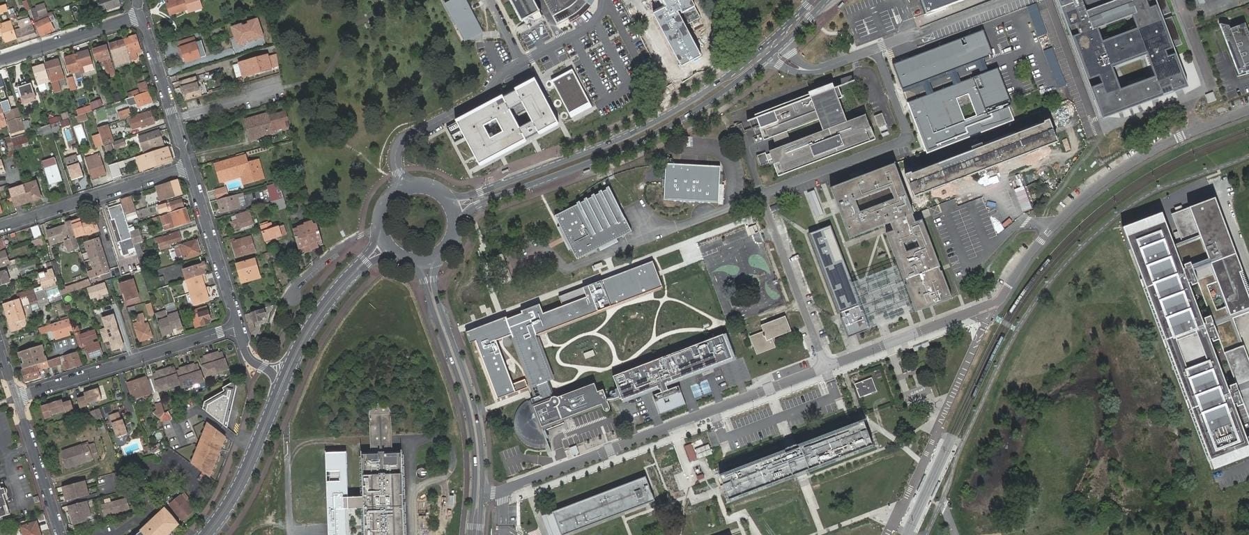 Vue aérienne de CPBx (ENSEGID) (Talence - 33)