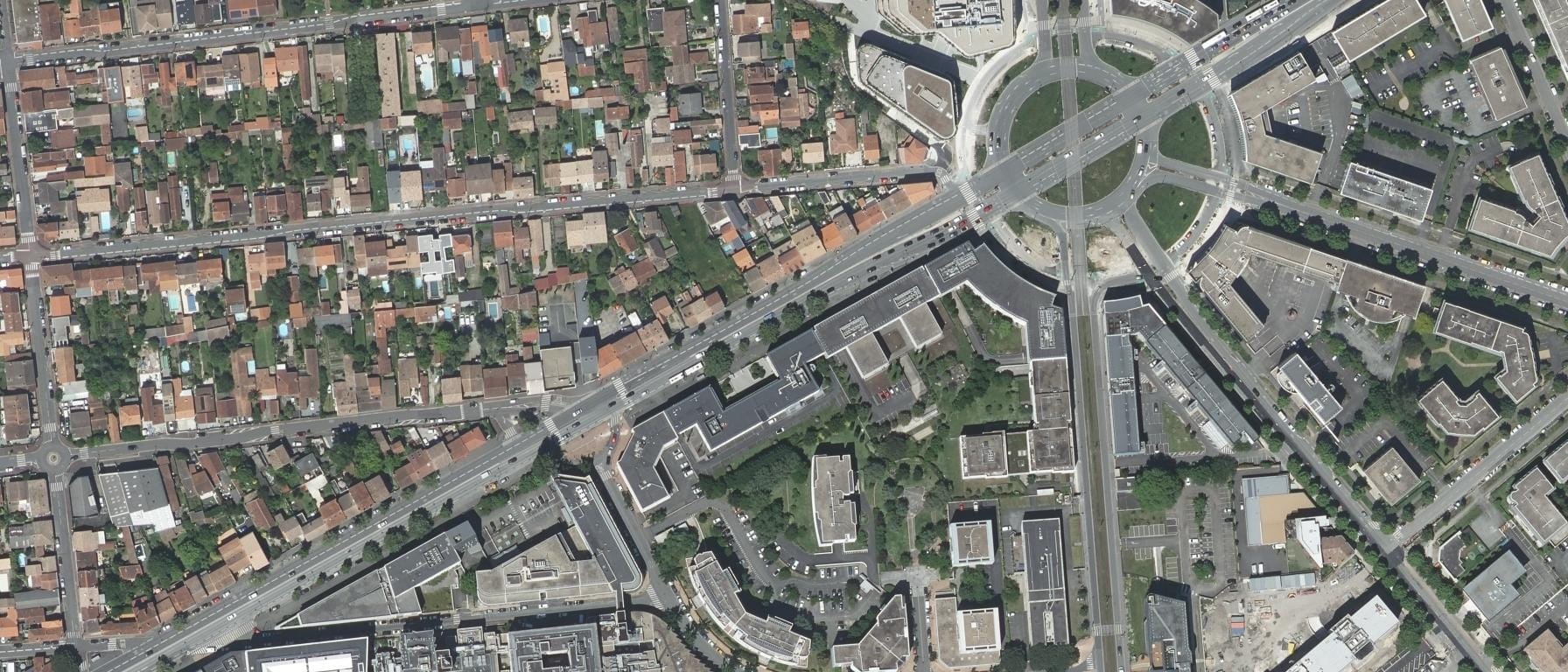 Vue aérienne de CESI - Ecole d'ingénieurs - Campus de Bordeaux