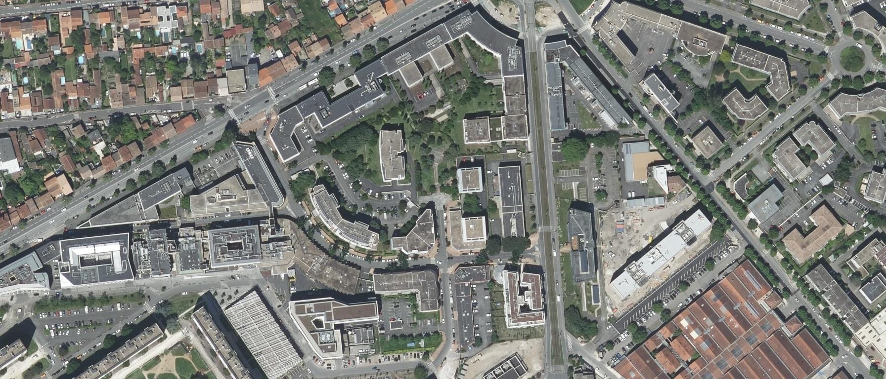 Vue aérienne de IFSI CFPBNA