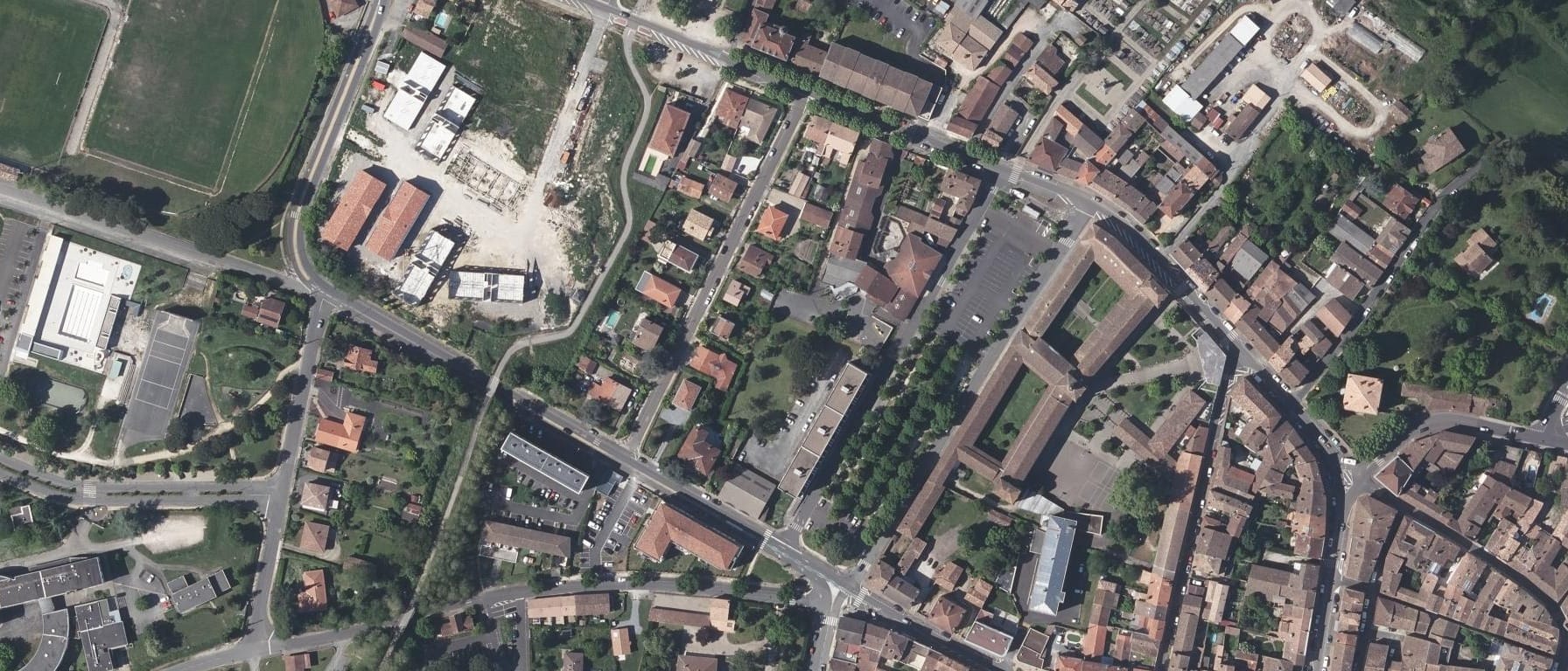 Vue aérienne de CFPPA forestier de Bazas