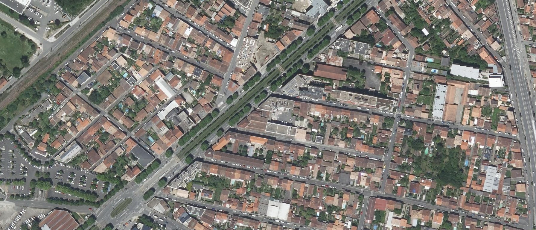 Vue aérienne de ISO Bordeaux (33)