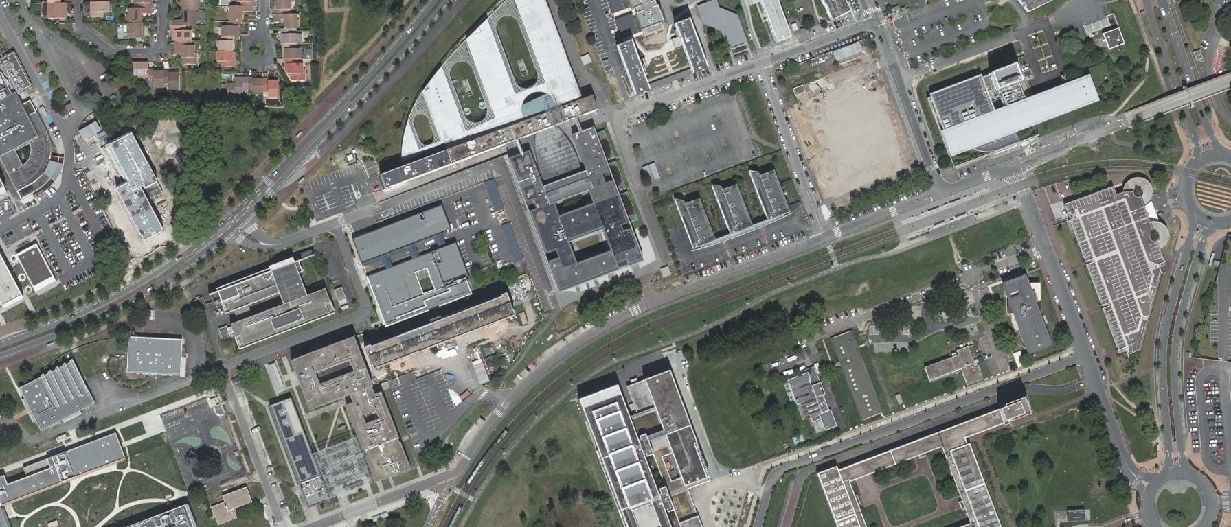 Vue aérienne de La Prépa des INP - Groupe INP - Bordeaux