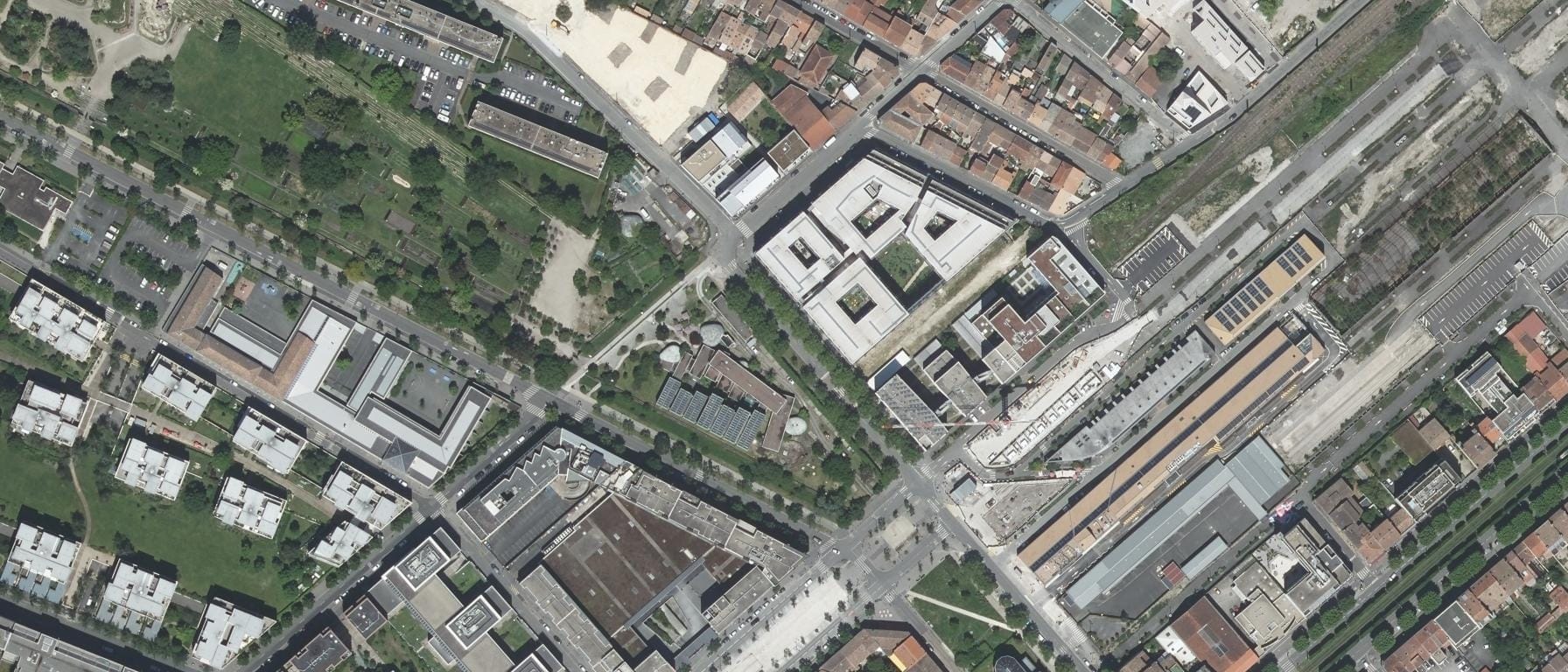 Vue aérienne de I.U.T. de Bordeaux - Site de Bordeaux-Bastide