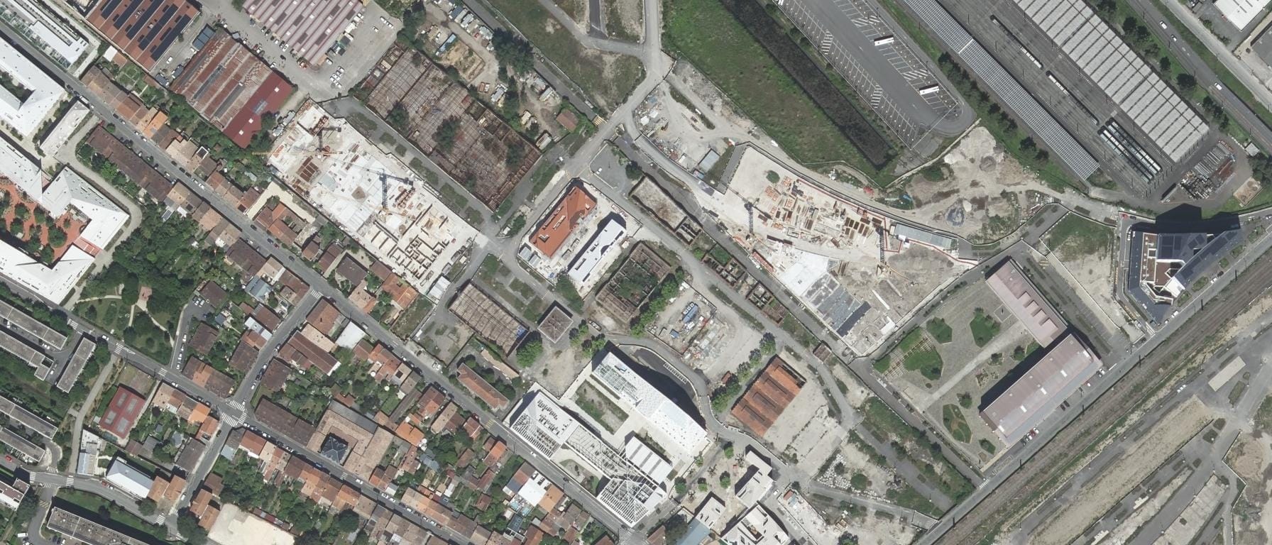 Vue aérienne de ESSCA School of Management - Bordeaux