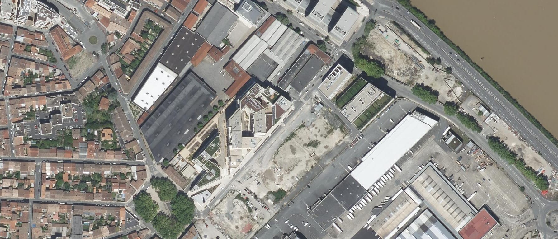 Vue aérienne de IPCEM Bordeaux