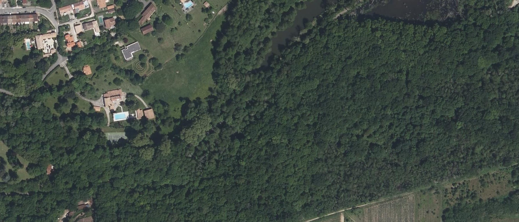 Vue aérienne de CFPPA DE LA GIRONDE - LATRESNE
