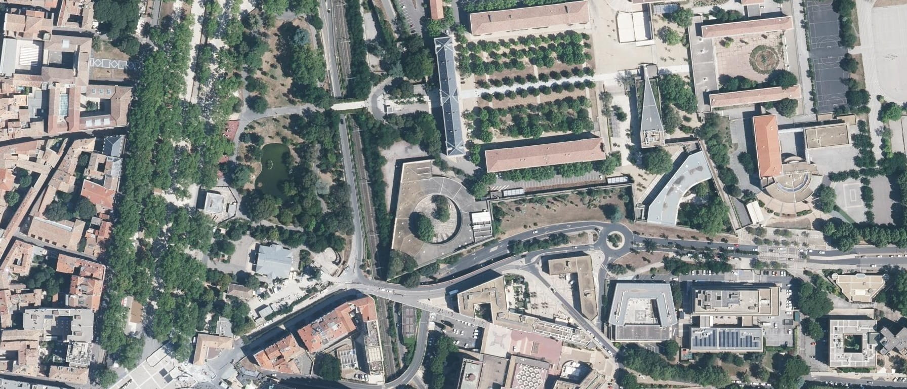 Vue aérienne de Lycée Joffre