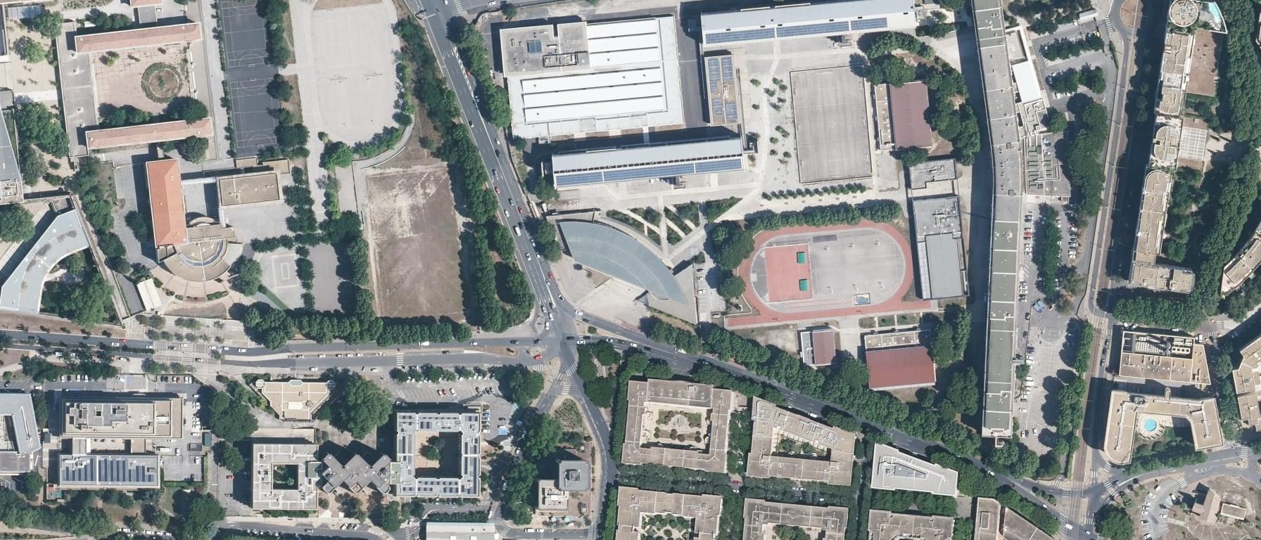 Vue aérienne de Lycée Jean Mermoz