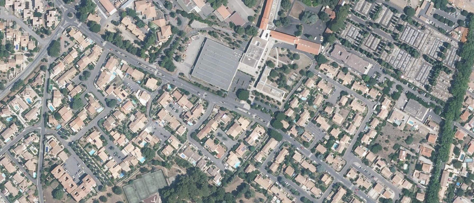 Vue aérienne de Lycée professionnel Charles Allies