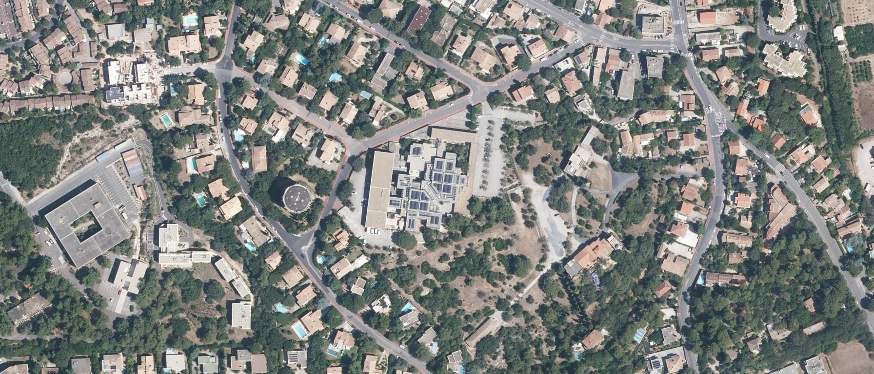 Vue aérienne de Ecole Nationale Supérieure d'Architecture de Montpellier
