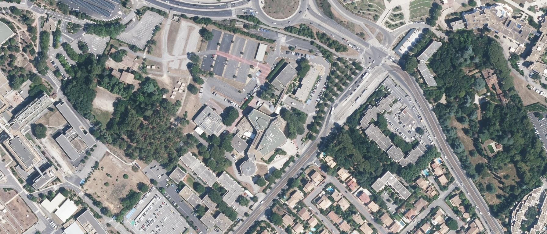 Vue aérienne de MBS