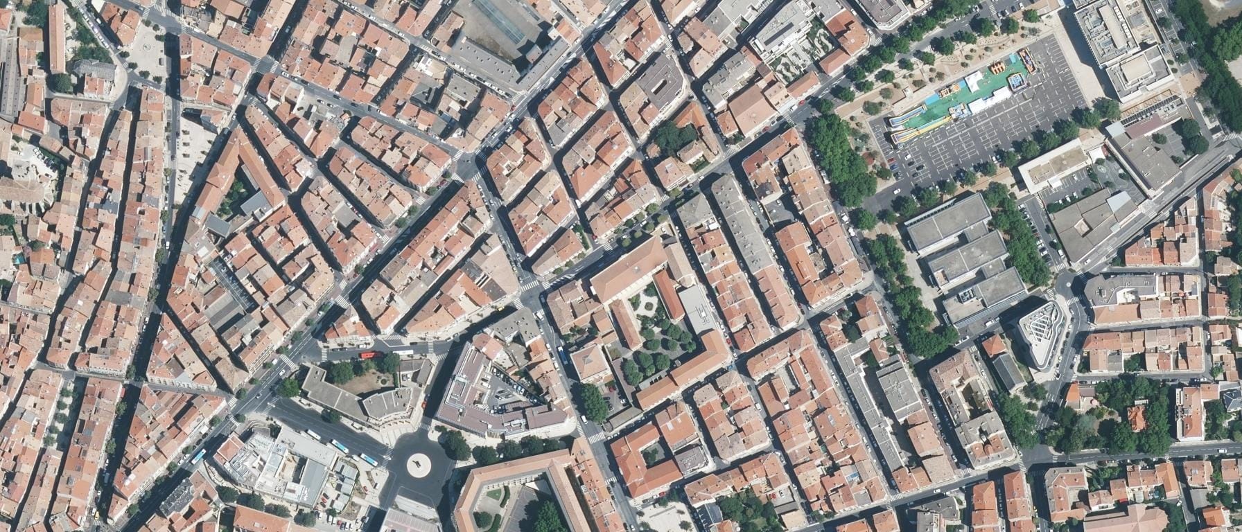 Vue aérienne de Lycée La Trinite