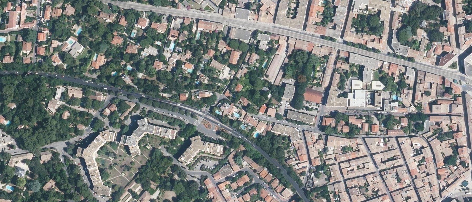 Vue aérienne de Lycée Notre Dame De La Merci (Montpellier - 34)