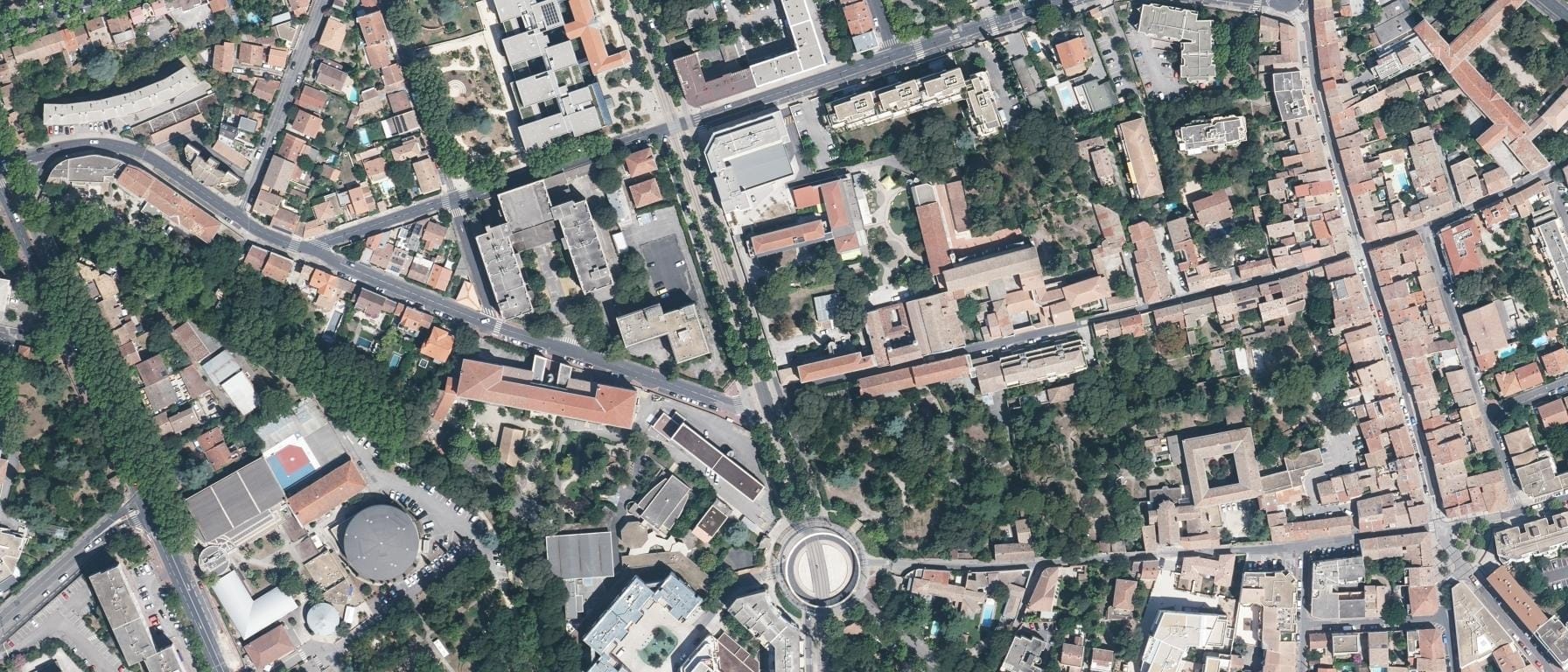 Vue aérienne de Lycée Nevers