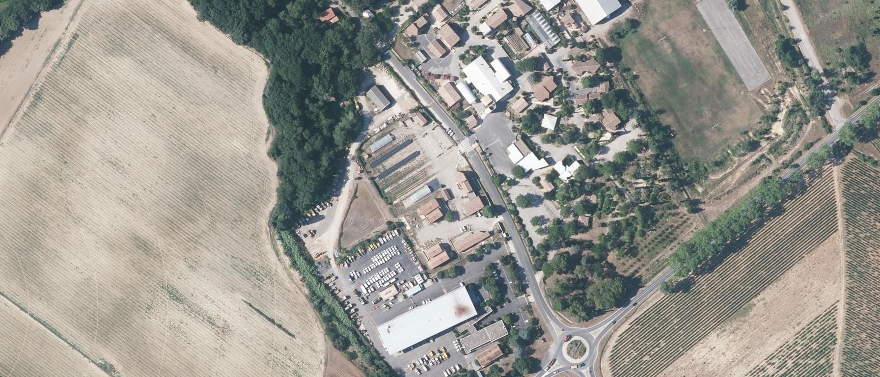 Vue aérienne de Lycée Privé Agricole Vallée de l'Hérault
