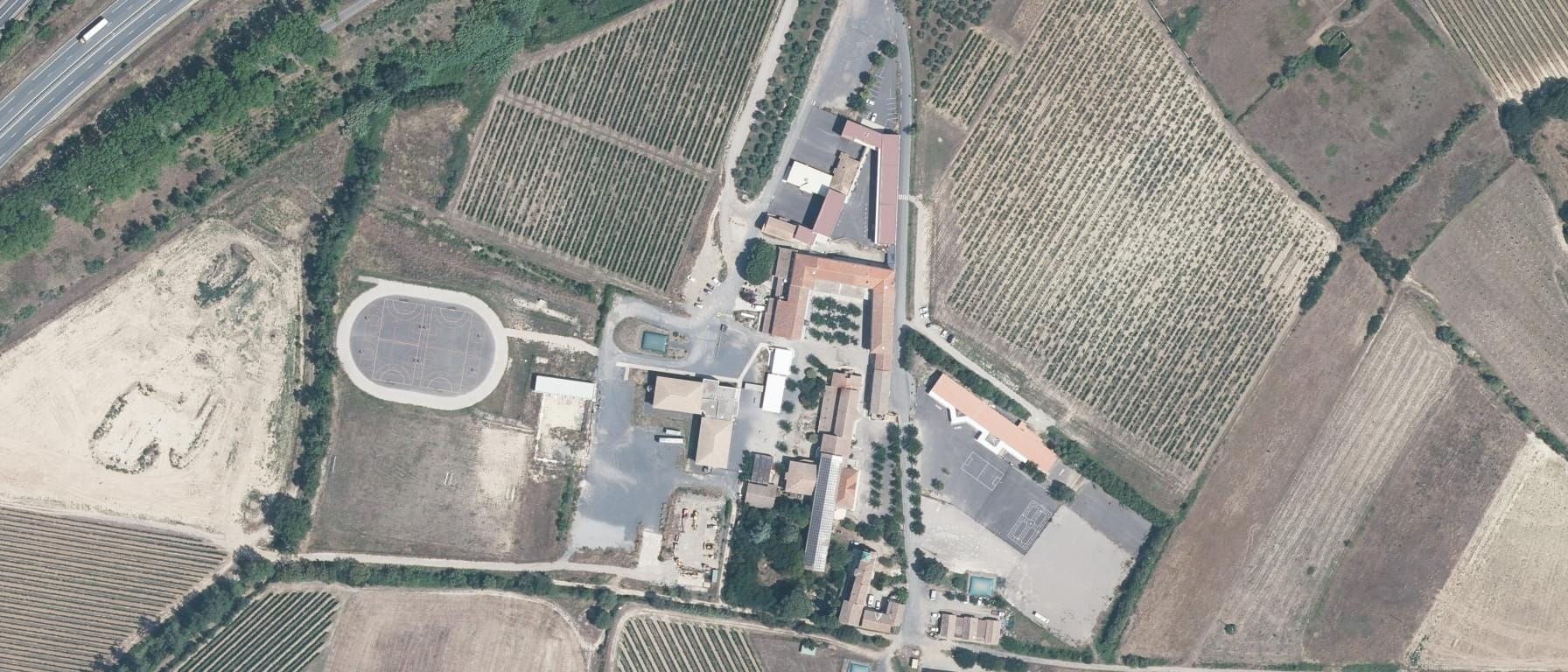 Vue aérienne de Lycée agricole BONNE TERRE