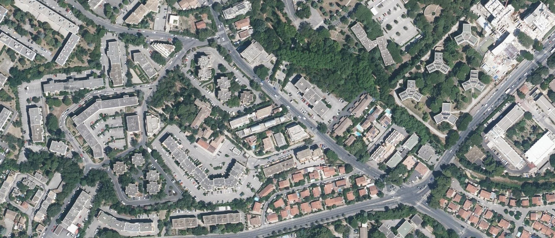 Vue aérienne de IFMEM Institut de formation de manipulateur d'électroradiologie médicale