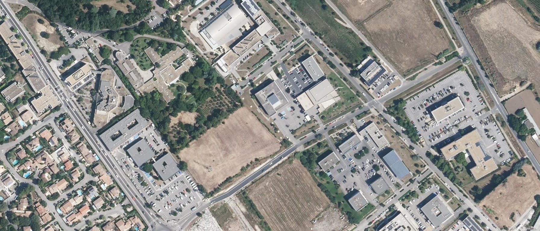 Vue aérienne de IFSI- Hospit. Privée