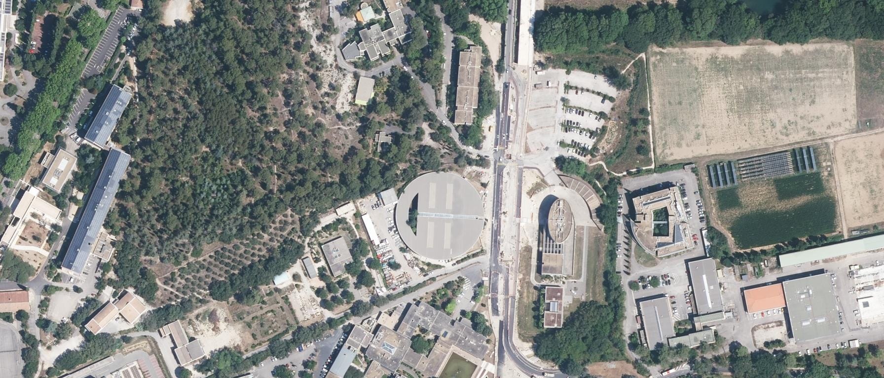 Vue aérienne de CFA DE L'HERAULT Site de Montpellier