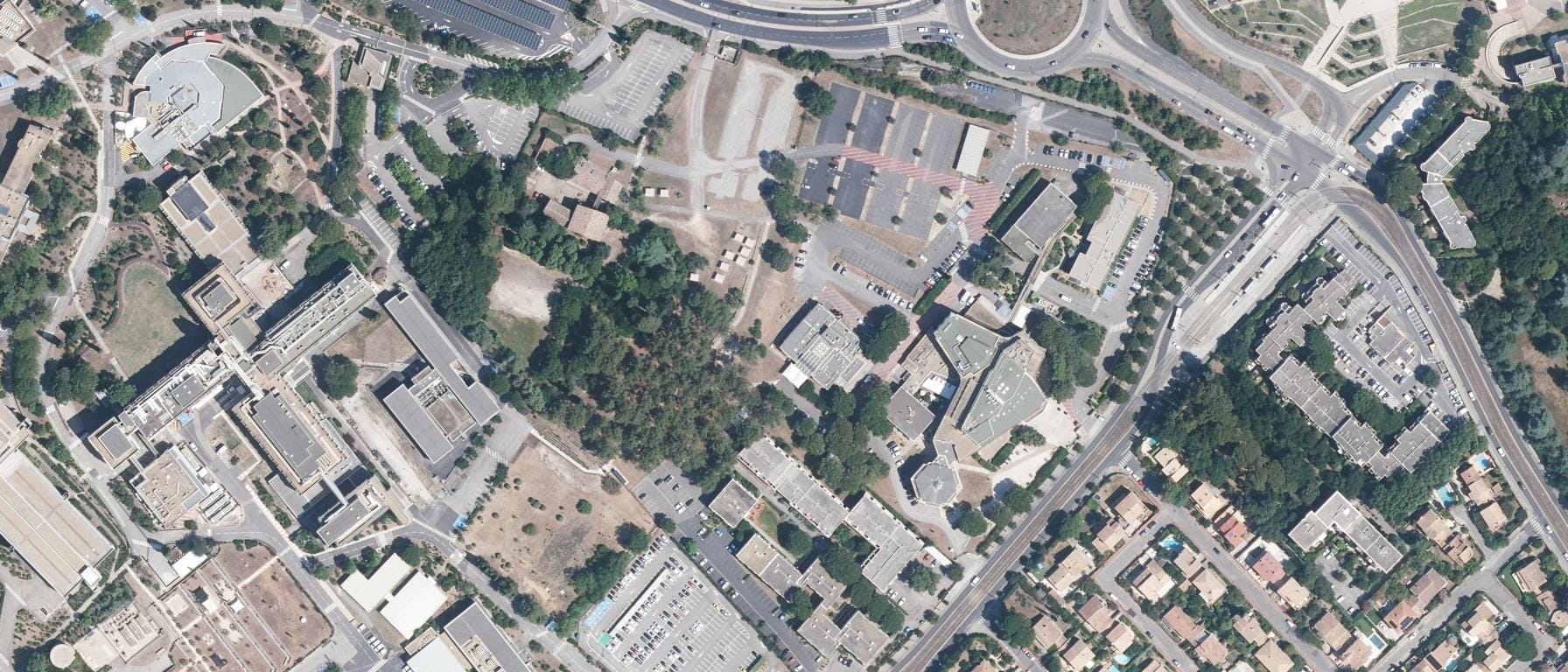 Vue aérienne de Purple Campus Montpellier - Université de Montpellier