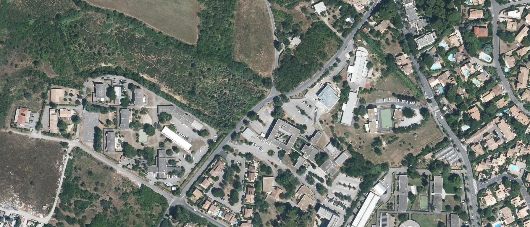 Vue aérienne de Institut Régional du Travail Social de Montpellier