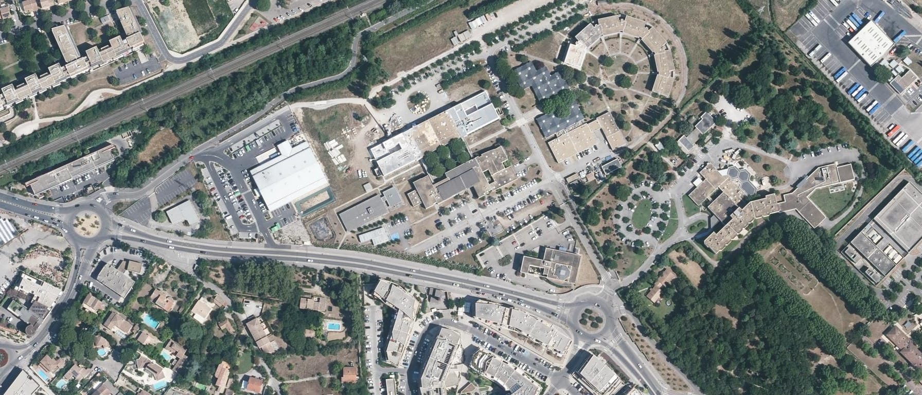 Vue aérienne de IFSI CRIP - Réservé aux personnes en situation de handicap