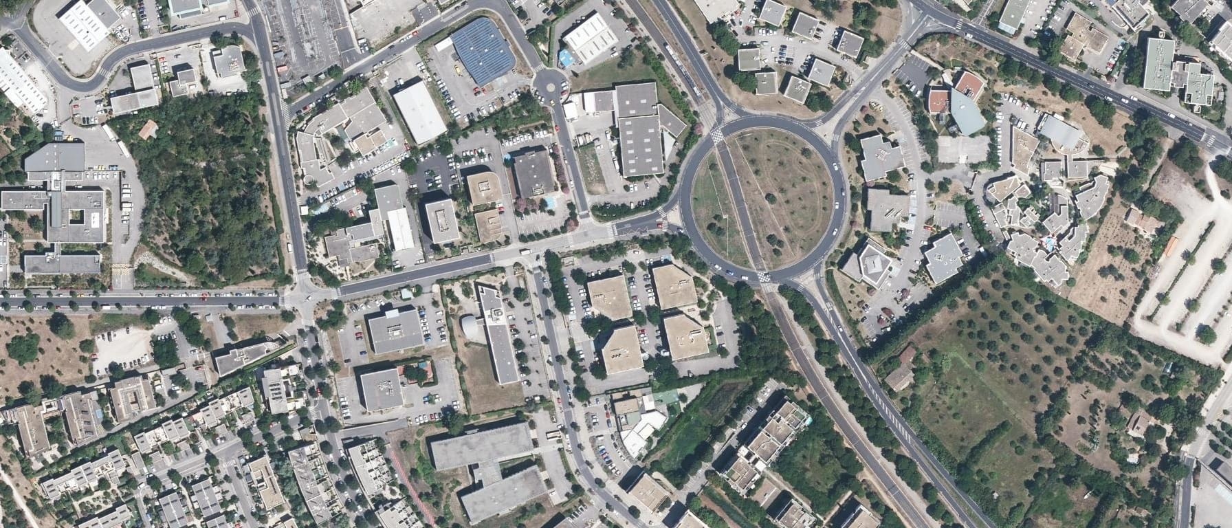 Vue aérienne de ACFA multimédia (Montpellier - 34)
