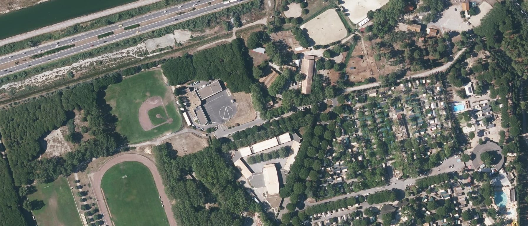 Vue aérienne de Lycée La Merci Littoral