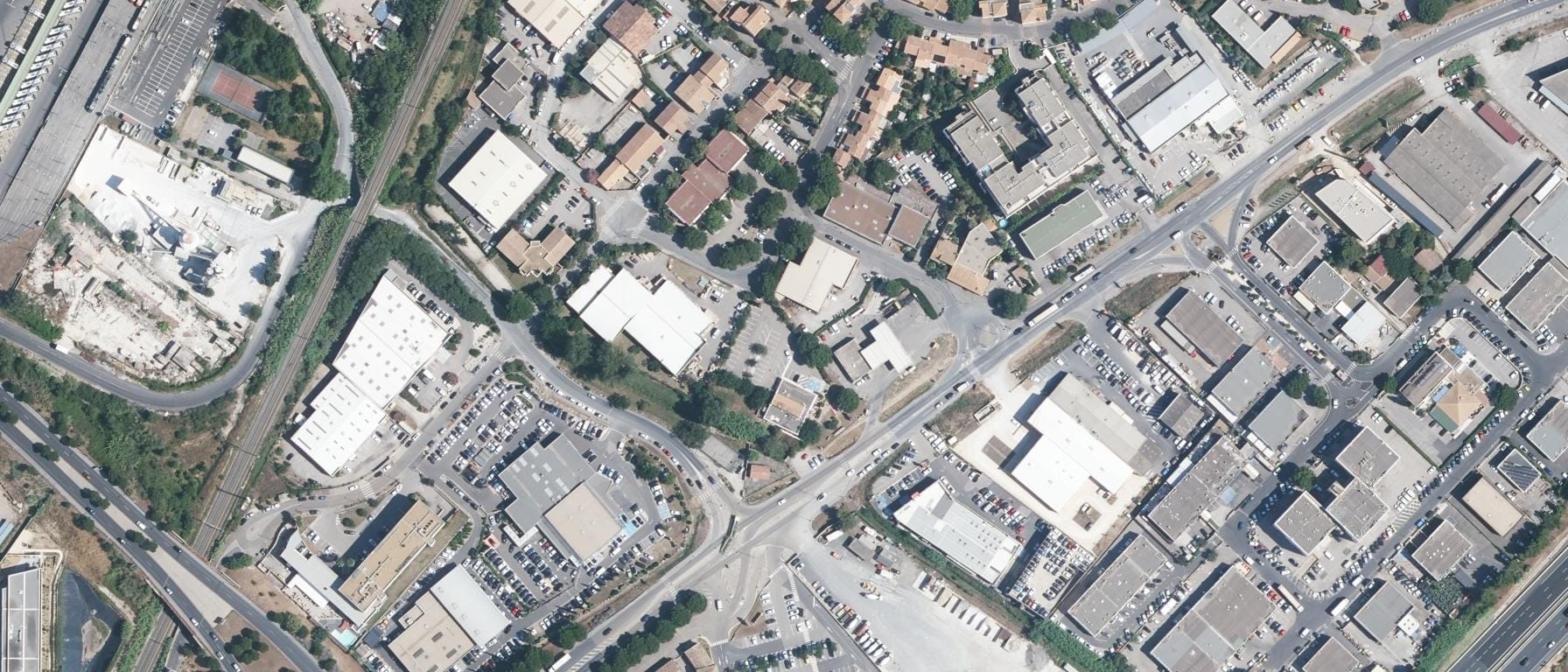Vue aérienne de CFA Travaux publics