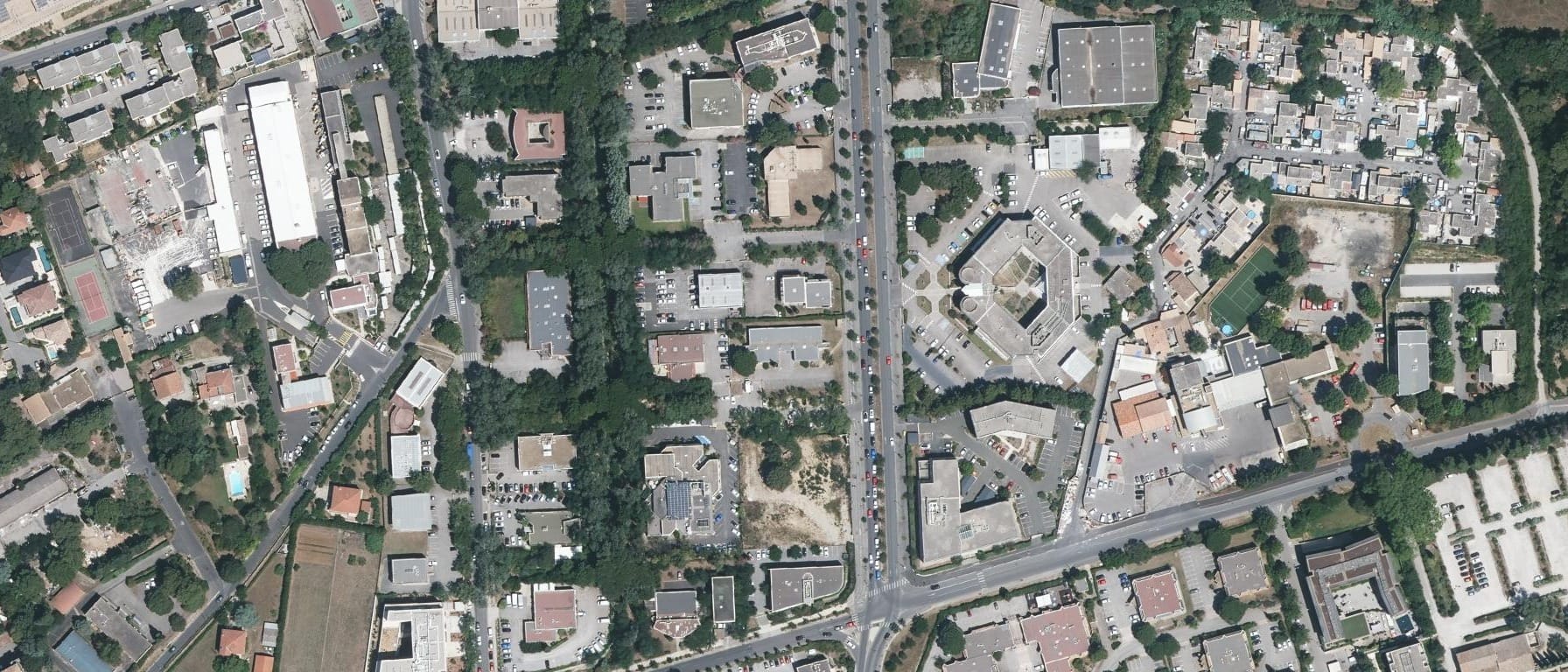 Vue aérienne de Institut de Formation Continue, IFC Montpellier (34)