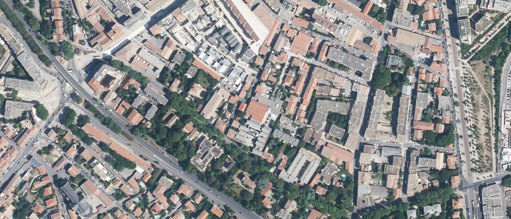 Vue aérienne de EPF Montpellier