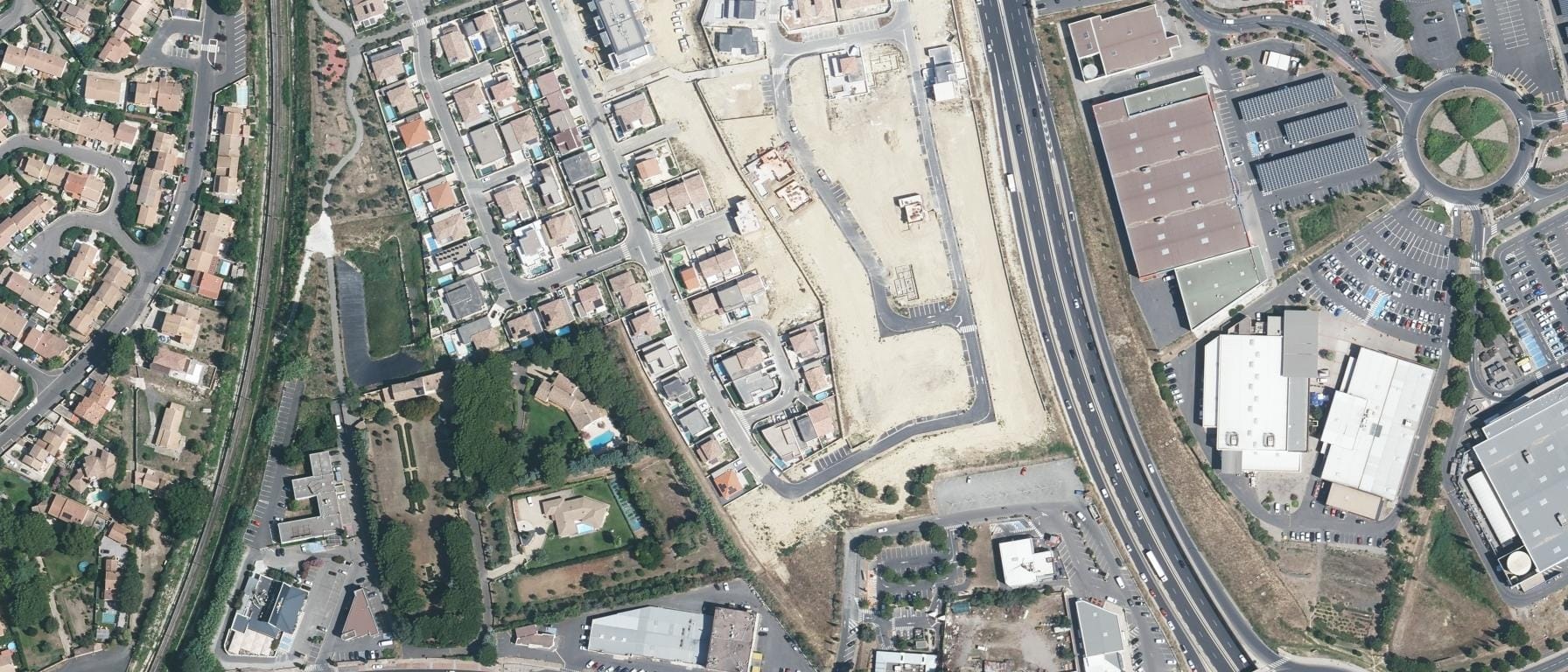 Vue aérienne de Studio Mercier (Béziers - 34)