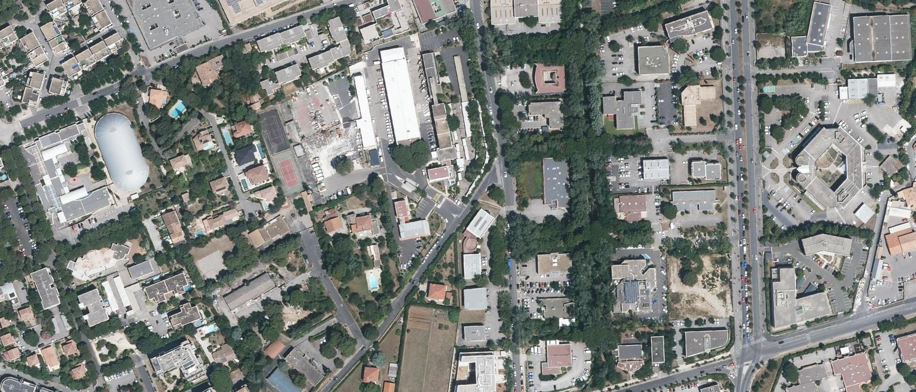 Vue aérienne de Pigier Performance (Montpellier - 34)