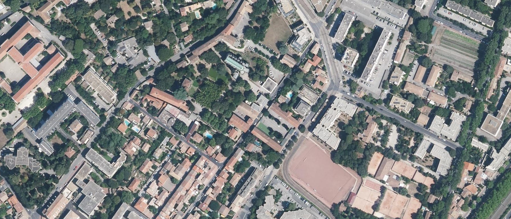 Vue aérienne de ICFA Campus St François