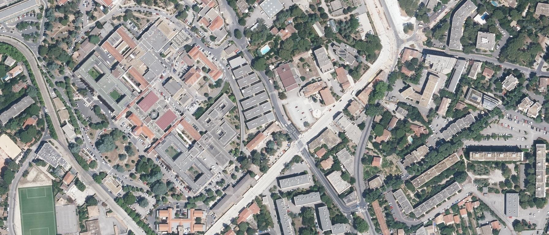 Vue aérienne de Organisme de formation-Centre de formation d'apprentis de Needemand Sasu, Montpellier