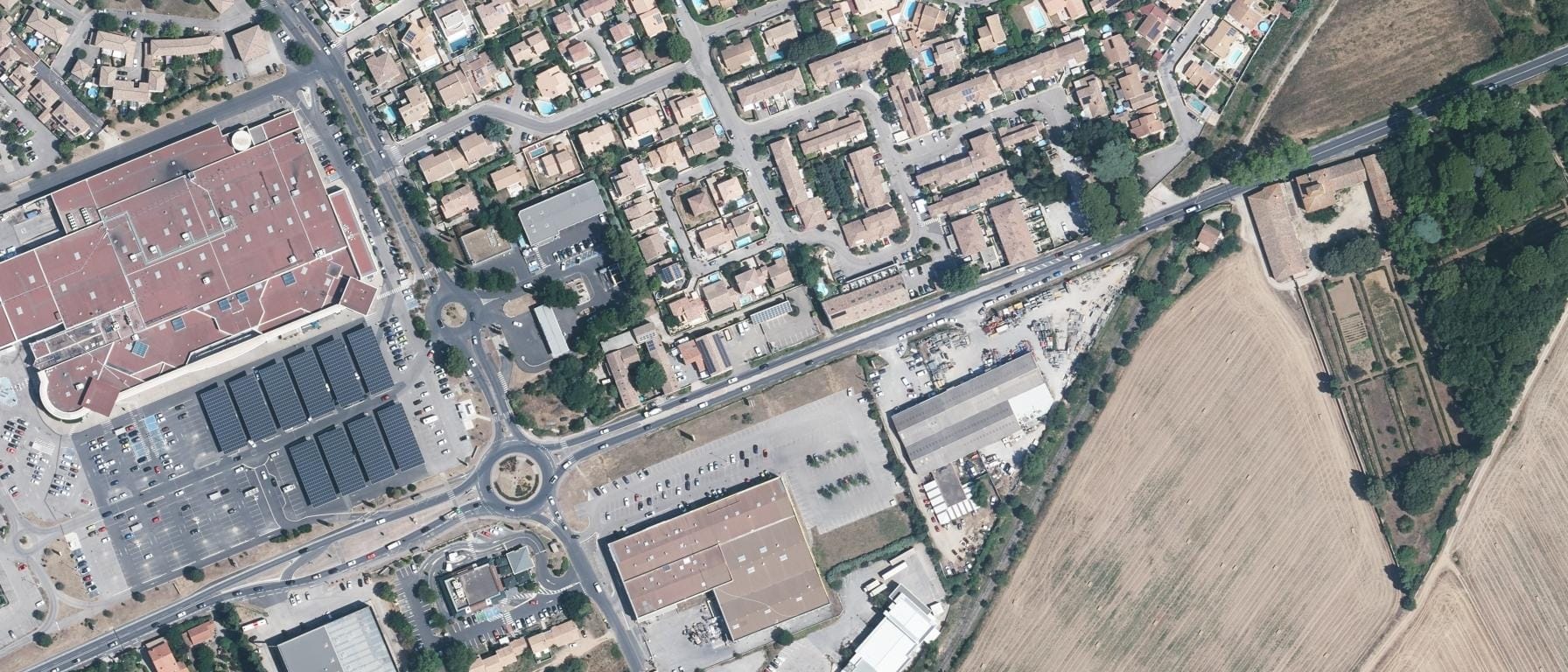 Vue aérienne de Organisme de formation-Centre de formation d'apprentis de Expert Strategie Academy, Le-Crès